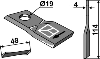 Kverneland KnifeKM1380-0062