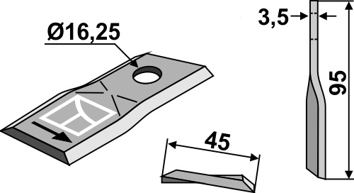 Kuhn kniv 56151210