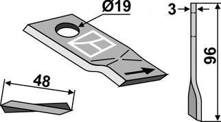 Kronkniv 151386