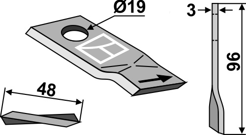 Kronkniv 151386