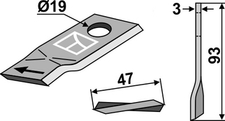 Kverneland KnifeKT4189300001