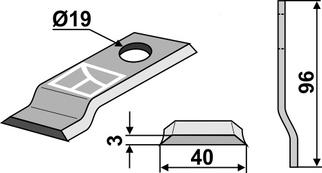 Kverneland KnifeKT4187000001