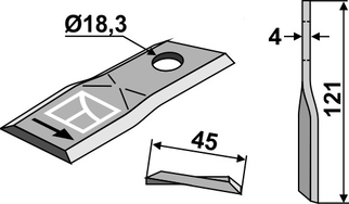 Claas Kniv 1045560