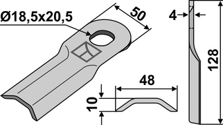 Kverneland KnifeKT16530208