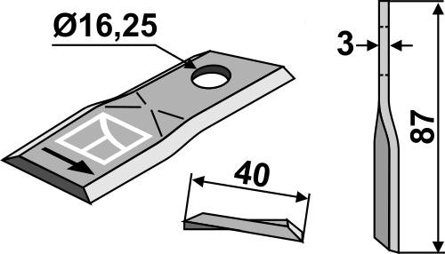 Kuhn kniv 56151000