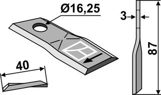 Kuhn kniv 56151100