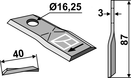 Kuhn kniv 56151100