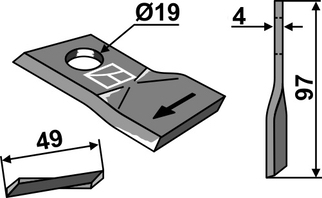 Kverneland KnifeKM13800059