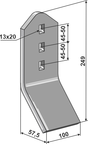 Väderstad slitestykke 419999