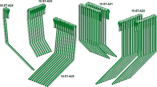 Amazone harvetannsett 15 mm 8M