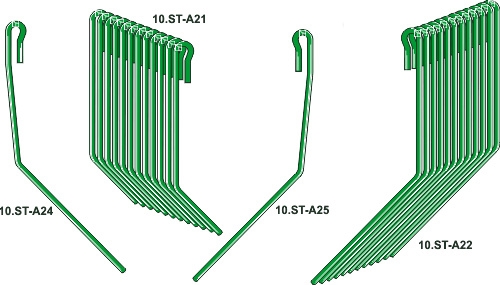 Amazone harvetannsett 15 mm 3M