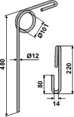 Doublet Rekord Etterharv tind 480 mm