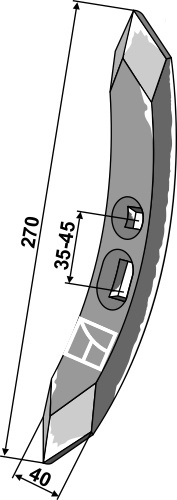 Väderstad Stubbeharvspiss 270x40x15mm, 457243