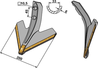 Gåsefotkutter 200mm - Extreme Carbide