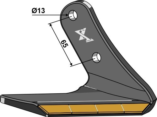 Vingeblad Extreme Carbide - høyre