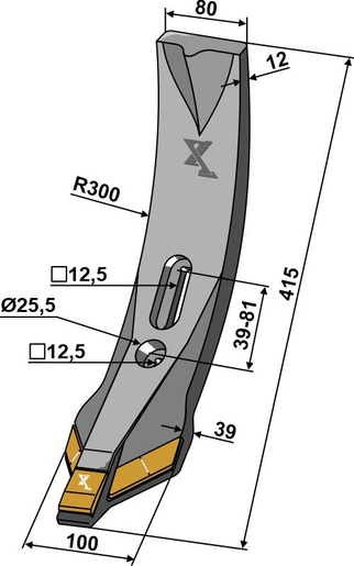 Kappespiss 100/80mm - Extreme Carbide