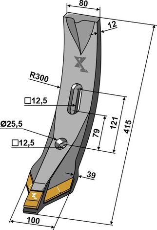 Kappespiss 100/80mm - Extreme Carbide