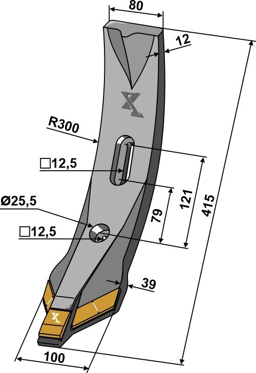 Kappespiss 100/80mm - Extreme Carbide