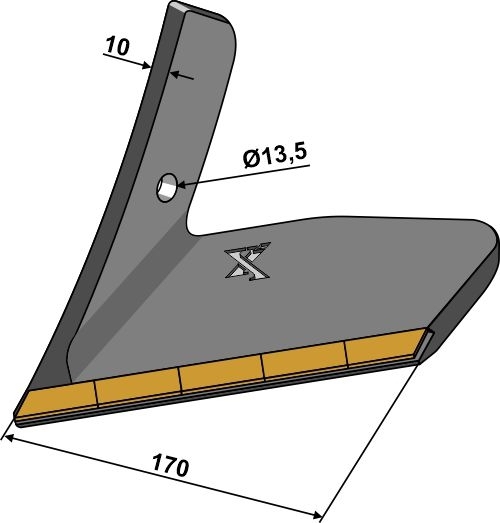 Vingeblad - høyre - Tungsten Carbide