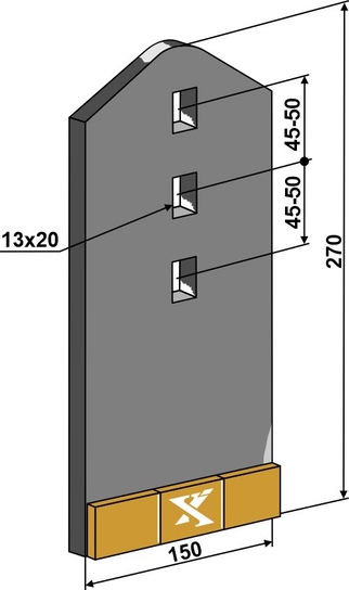 Slitedel 150mm - Extreme Carbide