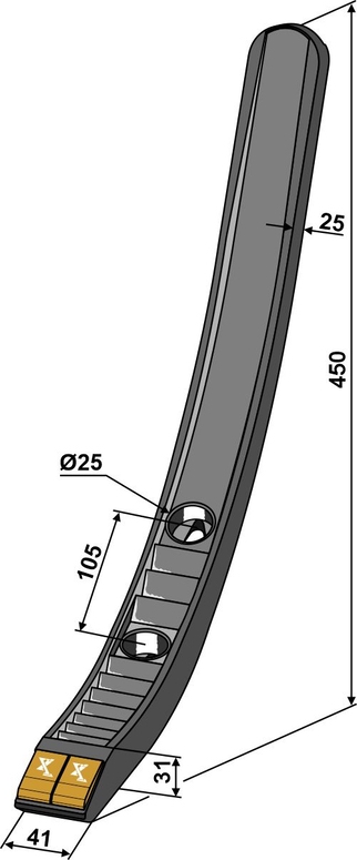 Pöttinger smalspiss - ekstrem hardmetall