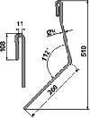 Amazone Etterharv tind 510 mm AD-P2