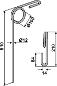 Doublet Rekord Etterharv tind 510 mm