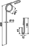 Doublet Rekord Etterharv tind 480 mm