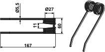 Deutz-Fahr fjærtann 15-DEU-11