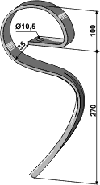 Primoplex tann (25x8) 370 mm