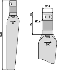 Niemeyer tann KR302 venstre