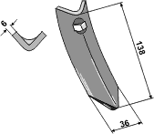 Marsk Stig modell 7 spiss 6 mm