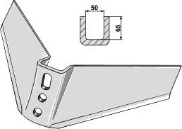 Vingeblad 430 x 8 mm