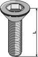 Umbraco bolt M12 x 30 mm