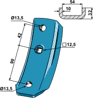 Lemken Thorit saksefot