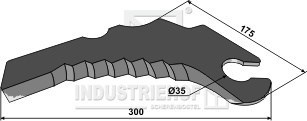 Krone kniv for presser 282732.0 (5 mm)