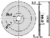 Amazone plate Ø300 mm
