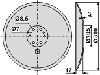 Accord plate Ø310 mm