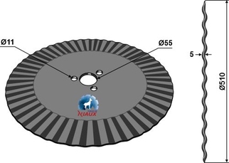 Kverneland Plate Ø510x5