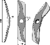 Hankmo 380 mm hull Ø31 mm høyre