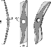 Hankmo 430 mm hull Ø27 mm venstre