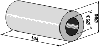 Avstandsstykke 164 mm for aksel Ø50