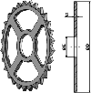 Stjernering 530 x 18 mm