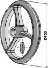 Cambridge ring 450 x 68 mm - Navbredde 100 mm - Hull Ø50 mm