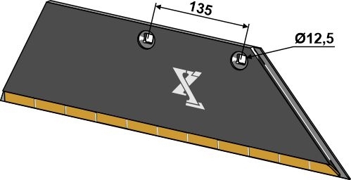 Plogblad 15x150 SB45D R - høyre - Extreme Carbide