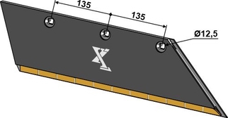 Plogblad 14x145 SB56D - høyre - Extreme Carbide