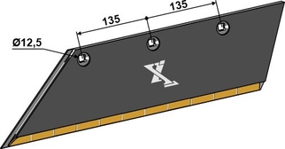 Plogblad 14x145 SB56D - venstre - Extreme Carbide