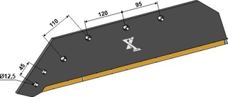 Plogblad 20" - venstre - Extreme Carbide