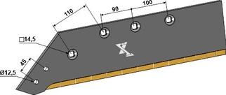 Plogblad 18" - venstre - Extreme Carbide