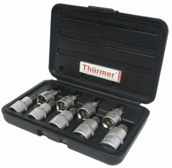 Thürmer XZN 1/2" toppsett med 9 topper